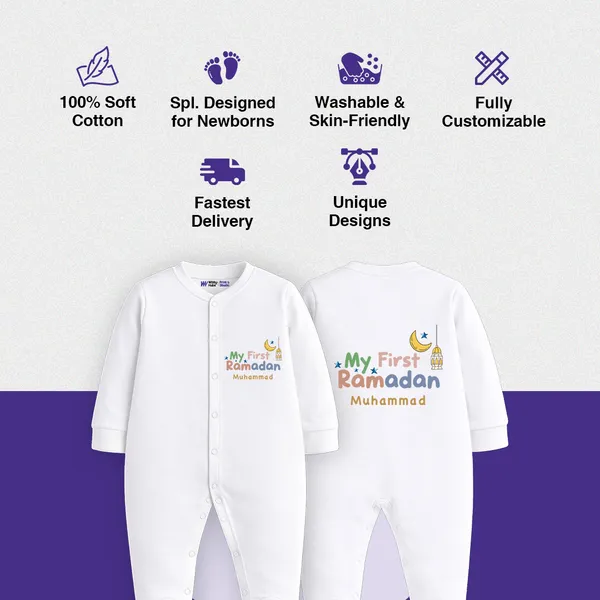 White_Cotton_My_First_Ramadan_Personalized_Baby_Romper
