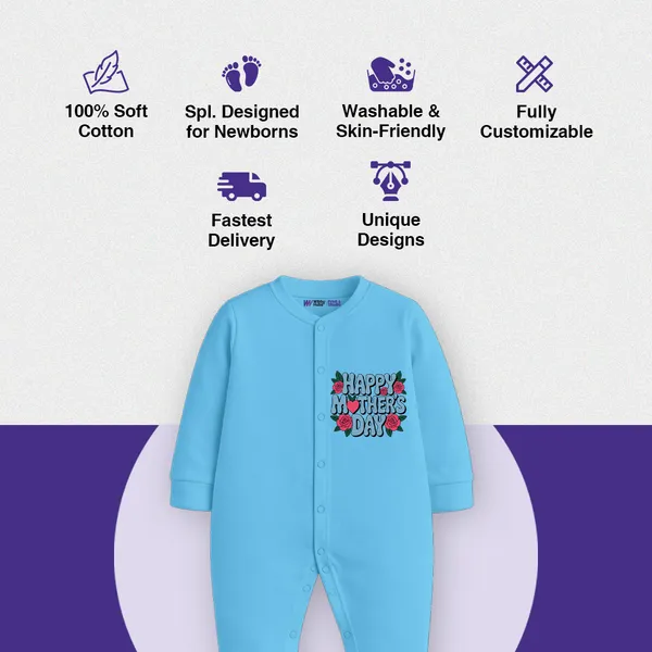 Blue_Cotton_Happy_Mother'S_Day_Printed_Romper_For_Babies
