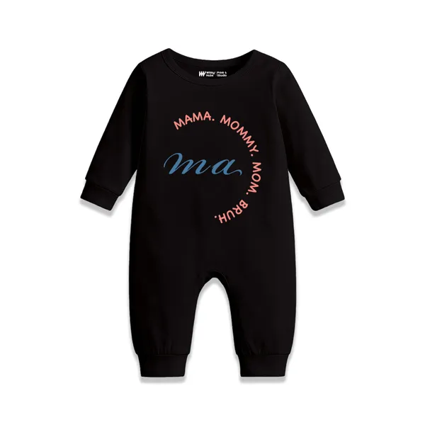 Black_Cotton_Mama_Mommy_Mom_Printed_Full_Sleeve_Romper_For_Baby