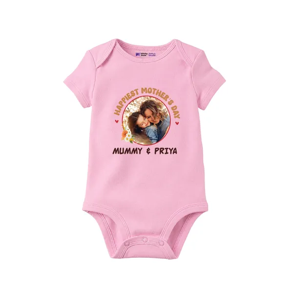 Pink_Cotton_Personalized_Photo_Print_Romper_For_Babies