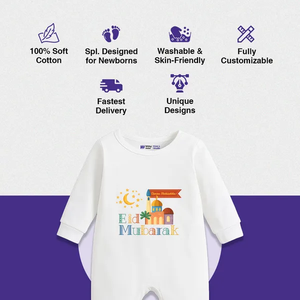 White_Cotton_Eid_Mubarak_Full_Sleeve_Romper_For_Baby