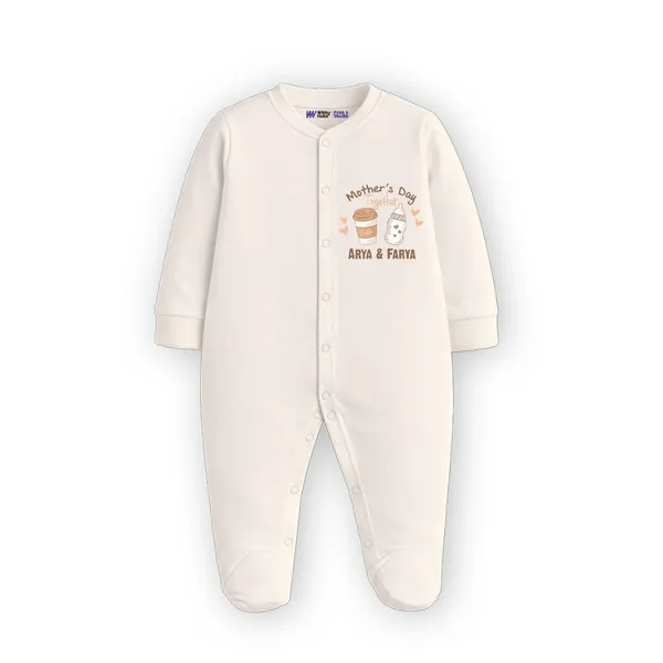 Cream_Mother'S_Day_Printed_Full_Sleeve_Romper_For_Baby