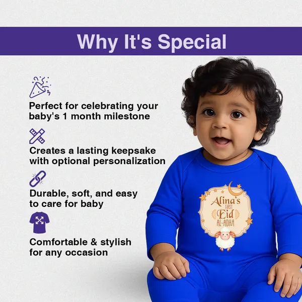 Personalized_Blue_Cotton_Romper_For_Baby'S_First_Eid