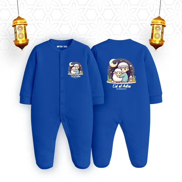 Blue_Cotton_Eid_Al_Adha_Printed_Full_Sleeves_Romper_For_Babies