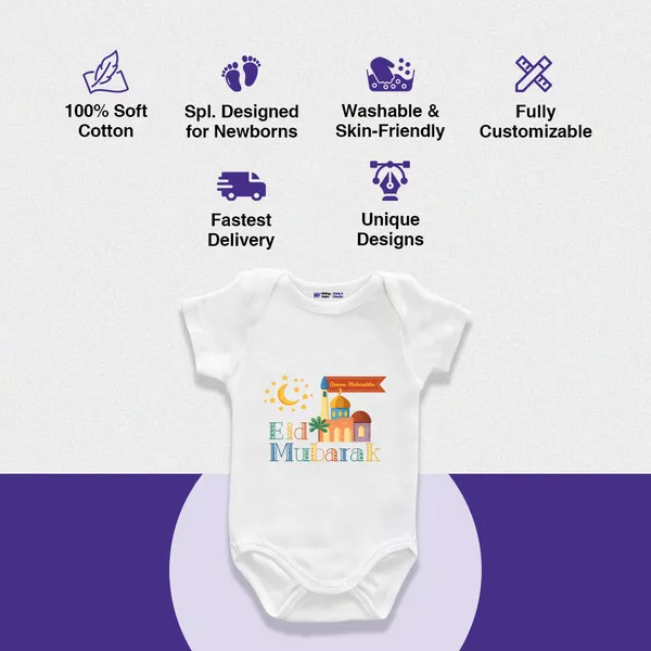 White_Cotton_Eid_Mubarak_Printed_Romper_For_Baby