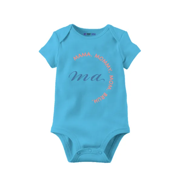 Blue_Mama_Mommy_Mom_Printed_Baby_Bodysuit_For_1_Month_Milestone