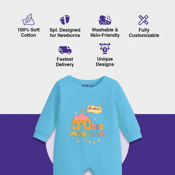 Blue_Cotton_Eid_Mubarak_Romper_For_Baby