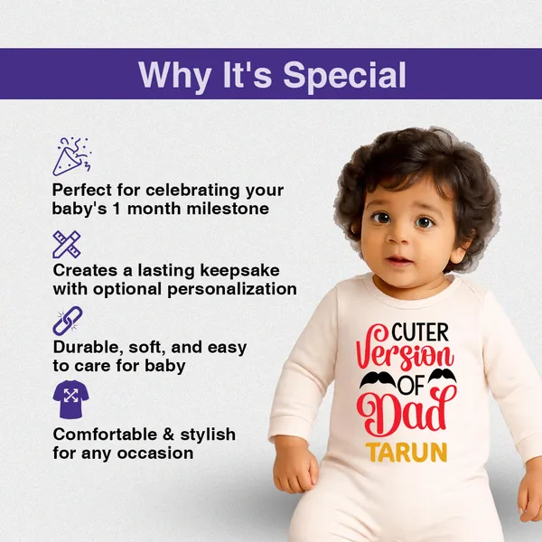 White_Cotton_Cuter_Version_Of_Dad_Printed_Full_Sleeve_Romper_For_Baby