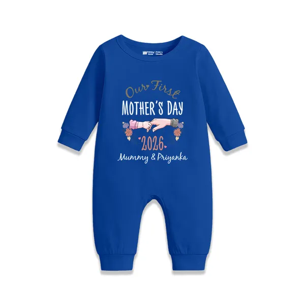 Blue_Cotton_Our_First_Mother'S_Day_2026_Romper_For_Baby