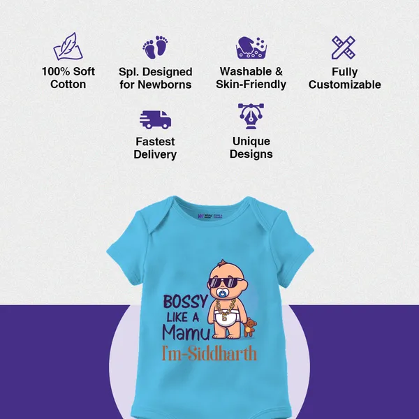 Sky_Blue_Cotton_1_Month_Milestone_Bodysuit_For_Baby