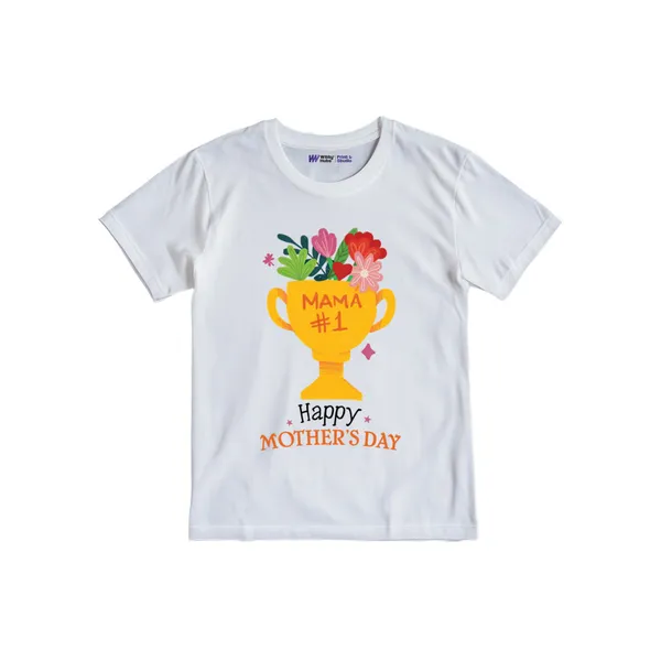 White_Cotton_Customizable_Mother'S_Day_Graphic_T-Shirt_For_Baby