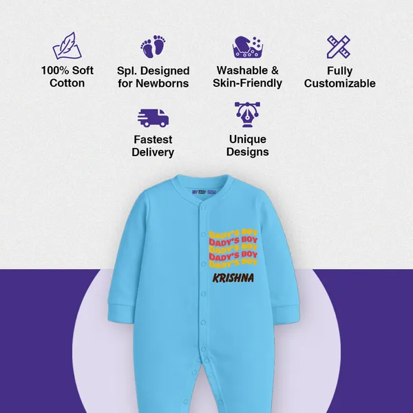 Sky_Blue_Cotton_Daddy'S_Boy_Printed_Romper_For_Newborns