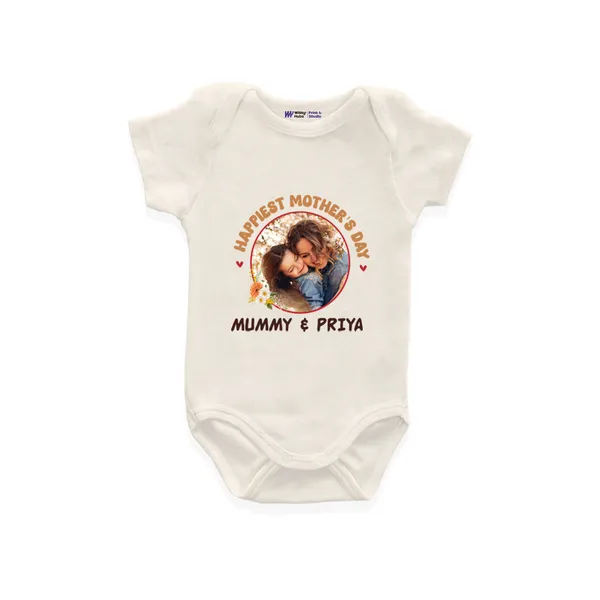 Happiest_Mother'S_Day_Cream_Cotton_Bodysuit_For_Newborns