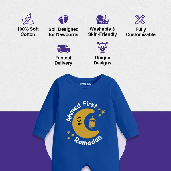 Blue_Ramadan_Themed_Full_Sleeve_Romper_For_Baby