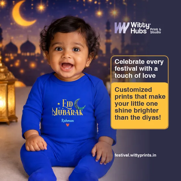 Blue_Customized_Eid_Mubarak_Romper_For_Baby