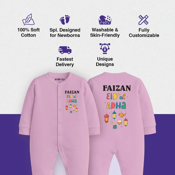 Pink_Customized_Eid_Adha_Printed_Romper_For_Baby
