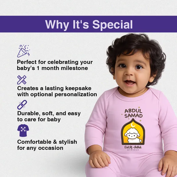 Pink_Cotton_Eid_Al-Adha_Personalized_Baby_Romper