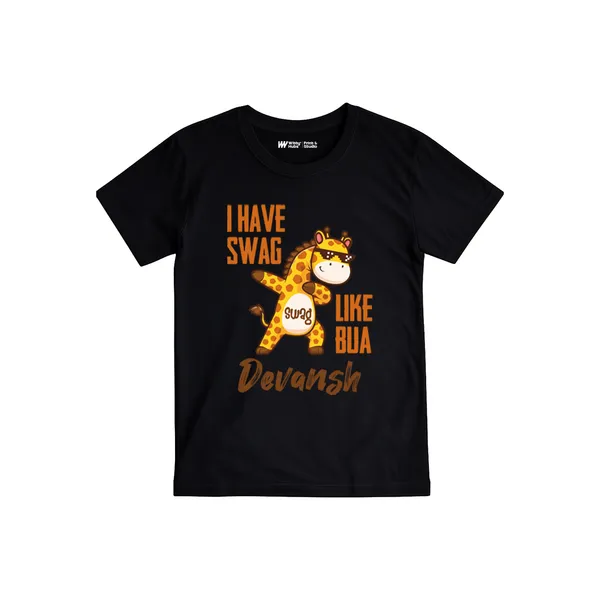 Black_Cotton_Swag_Like_Bua_Personalized_T-Shirt_For_Newborns