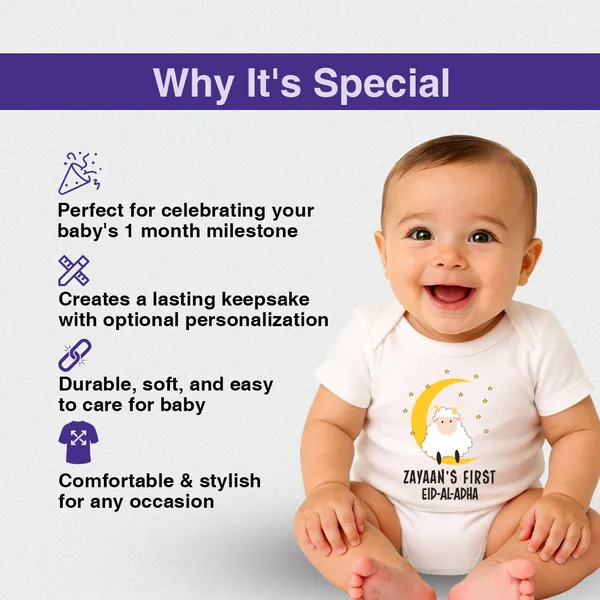 Personalized_First_Eid_Al_Adha_White_Cotton_Baby_Romper