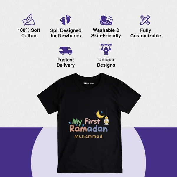 Black_Cotton_My_First_Ramadan_Personalized_T-Shirt_For_Baby