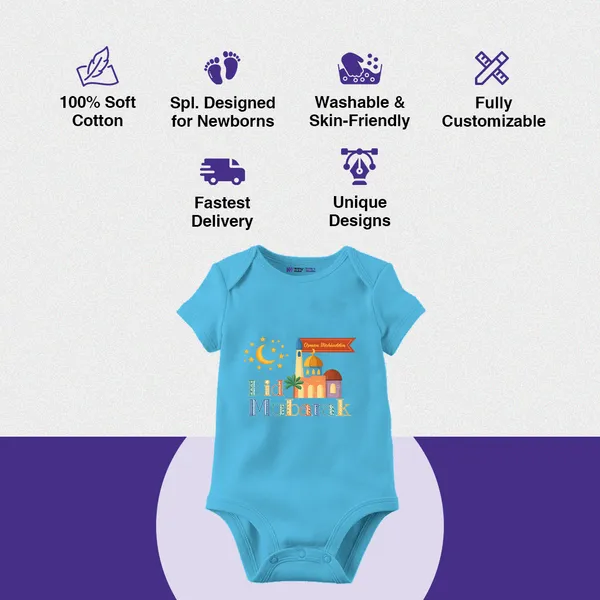 Blue_Cotton_Ramadan_Mubarak_Bodysuit_For_Babies