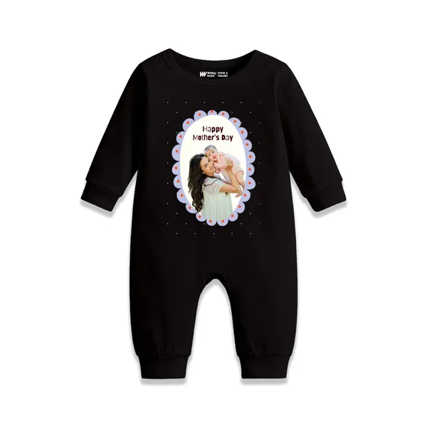 Black_Cotton_Happy_Mother'S_Day_Romper_For_Newborns