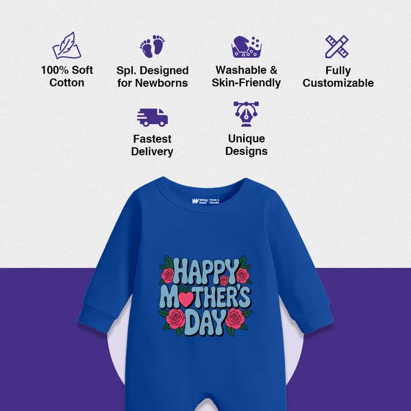Blue_Happy_Mother'S_Day_Print_Full_Sleeve_Romper_For_Baby