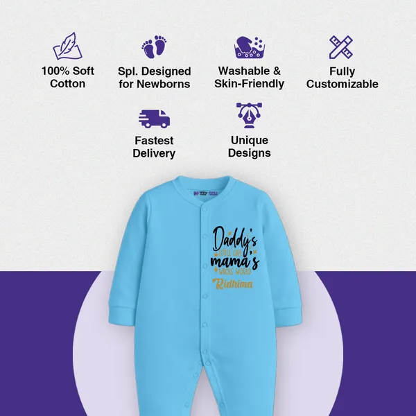 Blue_Cotton_Customized_Print_Romper_For_Baby