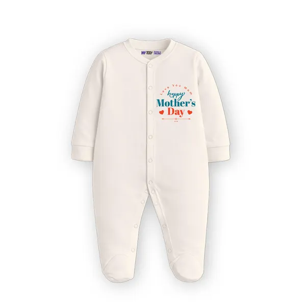 White_Cotton_Happy_Mother'S_Day_Print_Full_Sleeves_Romper_For_Newborns