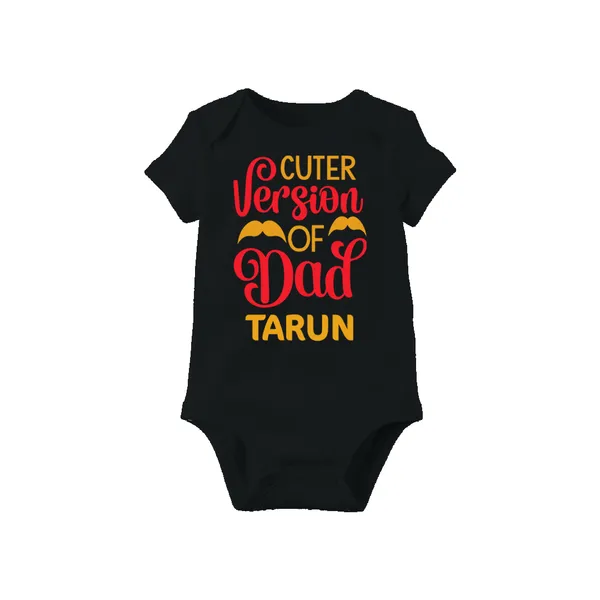 Black_Cotton_Personalized_Cuter_Version_Of_Dad_Baby_Romper