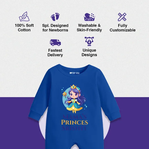 Blue_Cotton_Princes_Customizable_Baby_Romper