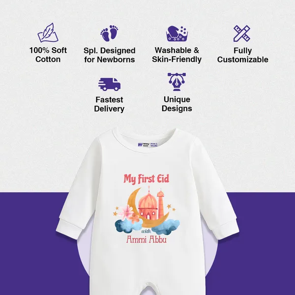White_My_First_Eid_Printed_Full_Sleeve_Romper_For_Baby