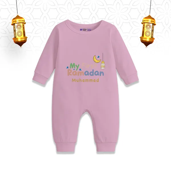 Pink_Cotton_My_First_Ramadan_Customized_Baby_Romper