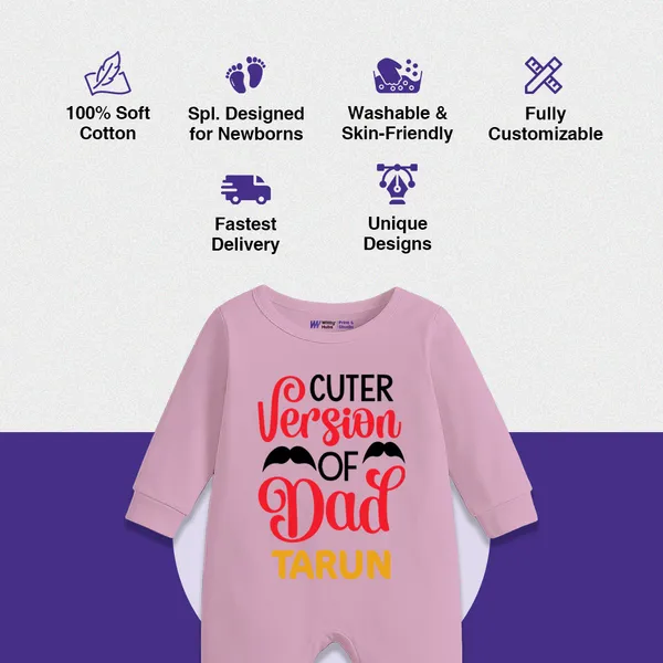Pink_Cotton_Cuter_Version_Of_Dad_Personalized_Romper_For_Baby