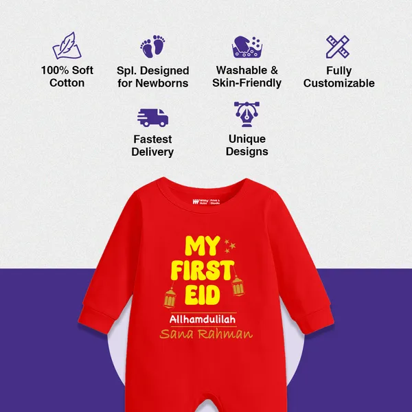 Red_Cotton_My_First_Eid_Romper_For_Baby