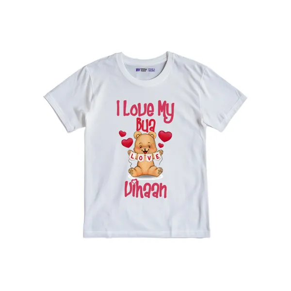 White_Cotton_Personalized_Baby_T-Shirt_With_Cute_Teddy_Print