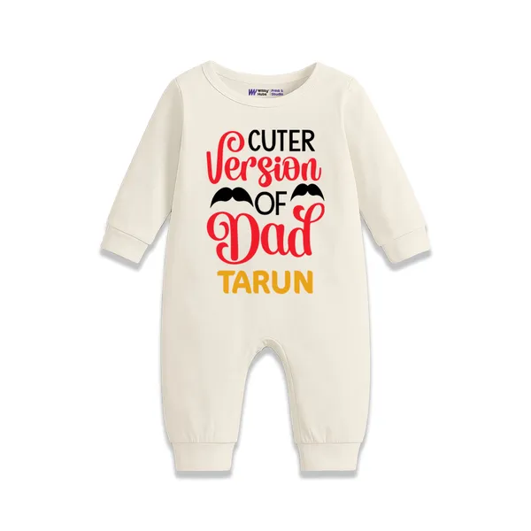 White_Cotton_Cuter_Version_Of_Dad_Printed_Full_Sleeve_Romper_For_Baby
