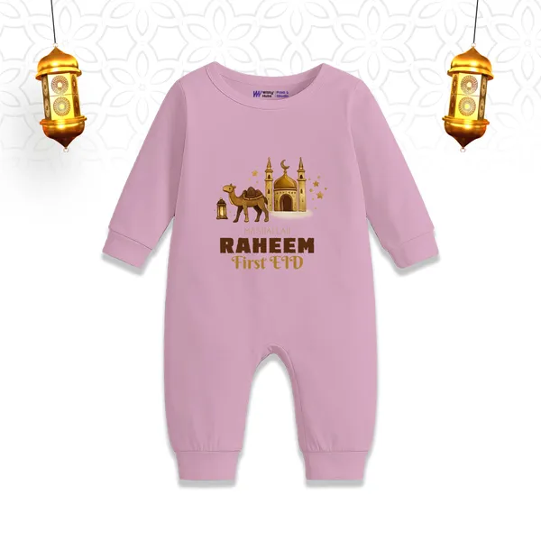 Pink_Personalized_First_Eid_Romper_For_Baby