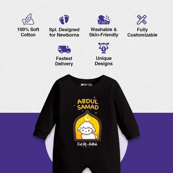 Black_Personalized_Eid_Al_Adha_Romper_For_Baby
