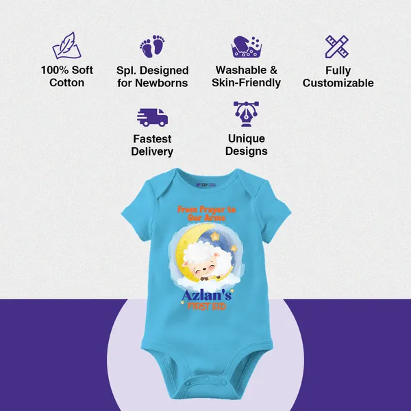 Blue_Cotton_Baby_Onesie_With_Prayer_To_Our_Arms_First_Eid_Print