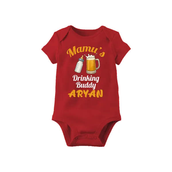 Red_Cotton_Mamu'S_Drinking_Buddy_Romper_For_Baby_Boys