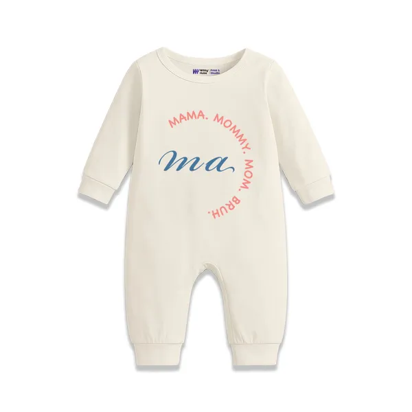 Cream_Cotton_Mama_Print_Full_Sleeve_Romper_For_Baby
