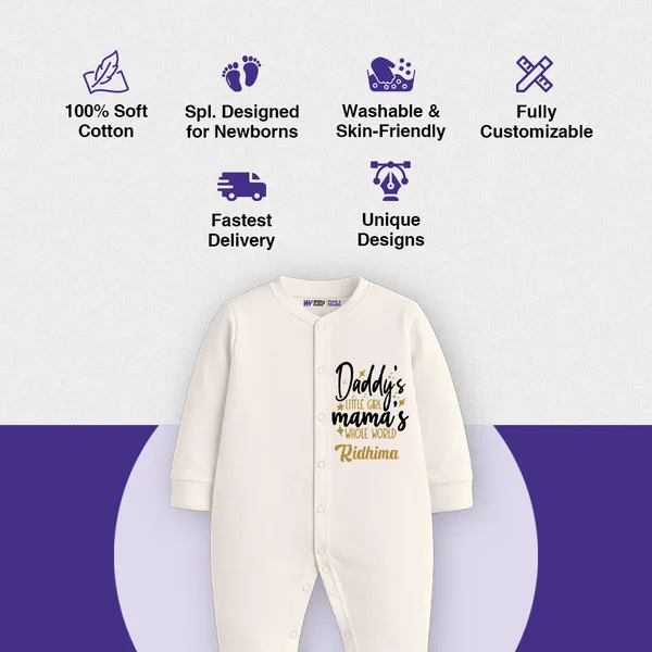White_Personalized_Romper_For_Baby_With_Whole_World_Print