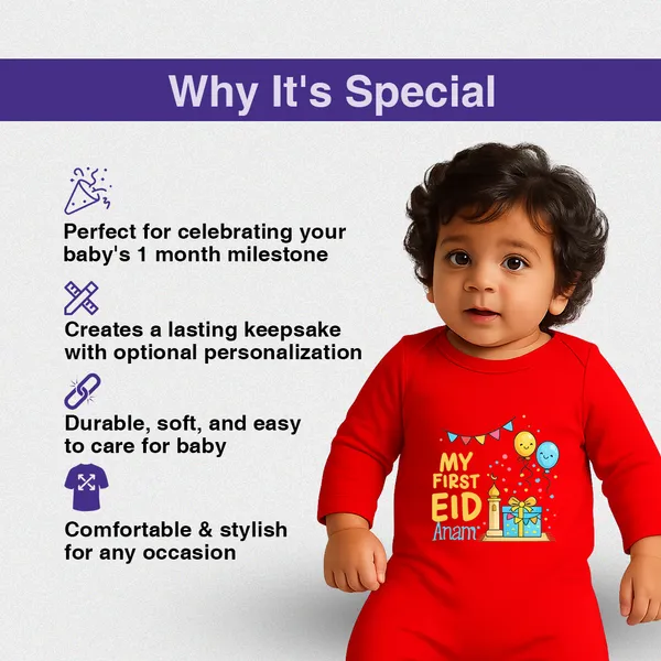 Red_My_First_Eid_Personalized_Romper_For_Baby