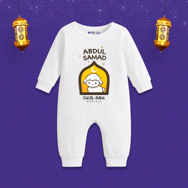 White_Cotton_Abdul_Samad_Eid_Al-Adha_Romper_For_Baby_Boys