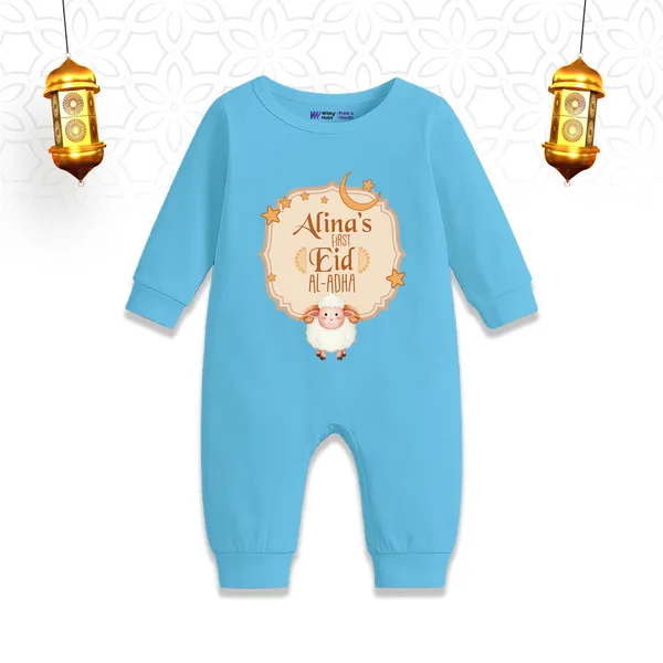 Sky_Blue_Cotton_Personalized_Eid_Romper_For_Babies
