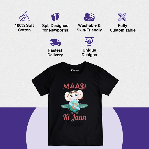 Black_Customized_Printed_Cotton_T-Shirt_For_Kids