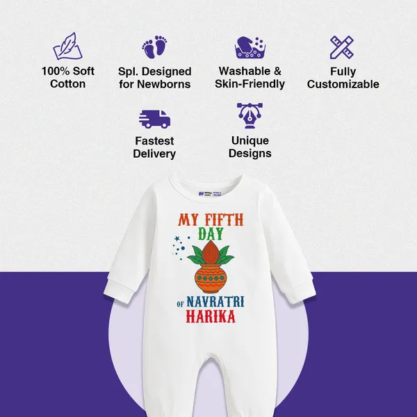 White_Cotton_My_Fifth_Day_Of_Navratri_Harika_Romper_For_Baby