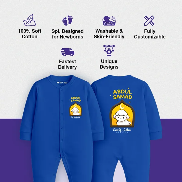 Blue_Customized_Print_Baby_Sleepsuit_For_Ramadan