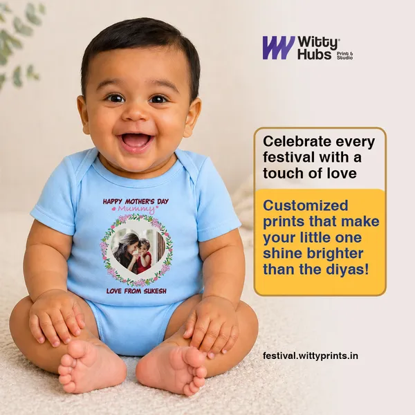 Customizable_Photo_Print_Baby_T-Shirt_For_Mother'S_Day